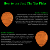 Just The Tip - Set of 4 Practice Picks